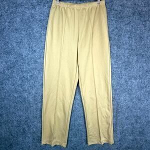 Sara Morgan Grandma Ankle Pants Womens 27 Beige Straight Leg Casual Front Seam